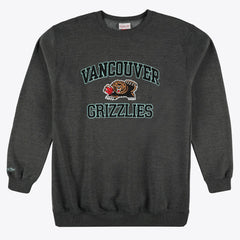 Memphis Grizzlies Hardwood Classics Big & Tall Crewneck Sweatshirt Heather Charcoal - NBA