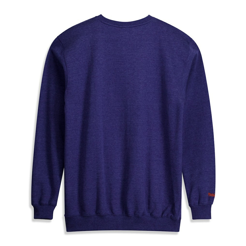 New York Knicks Hardwood Classics Big & Tall Crewneck Sweatshirt Heather Blue - NBA