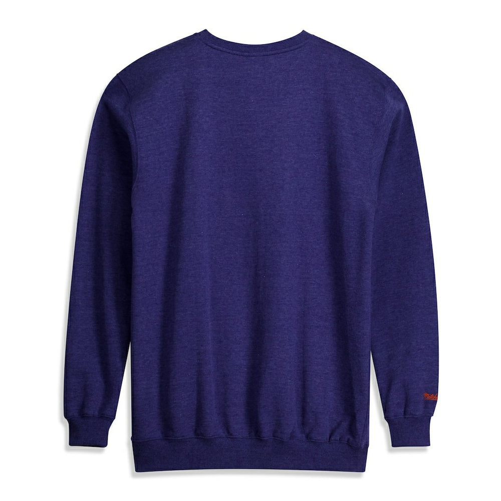New York Knicks Hardwood Classics Big & Tall Crewneck Sweatshirt Heather Blue - NBA