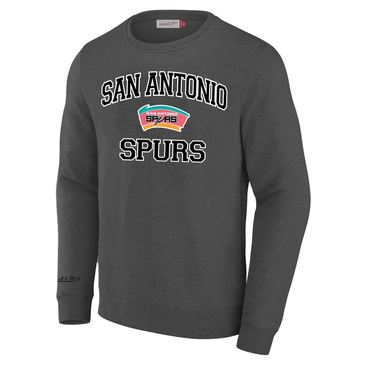 San Antonio Spurs Big & Tall Hardwood Classics Sweatshirt Heather Gray - NBA