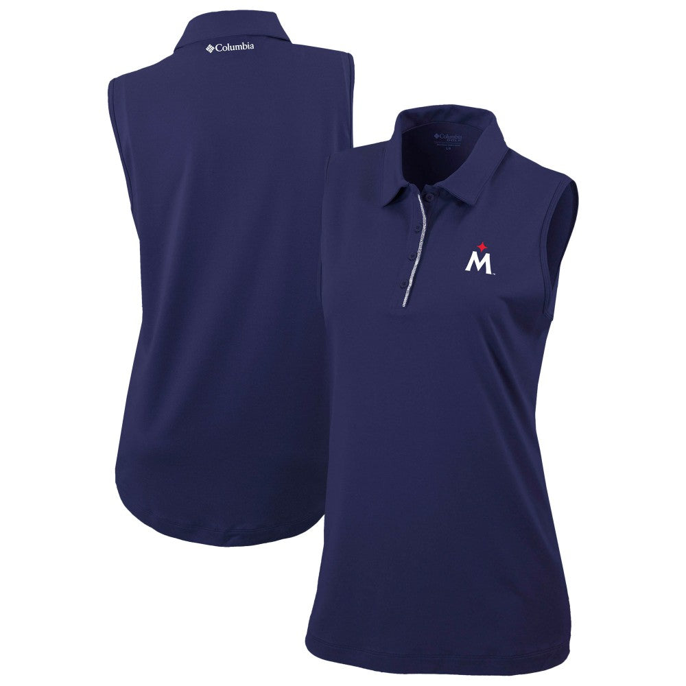 Minnesota Twins Columbia Women's Tend The Ball Sleeveless Polo - MLB