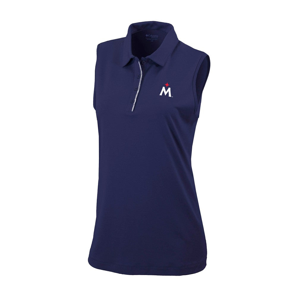 Minnesota Twins Columbia Women's Tend The Ball Sleeveless Polo - MLB