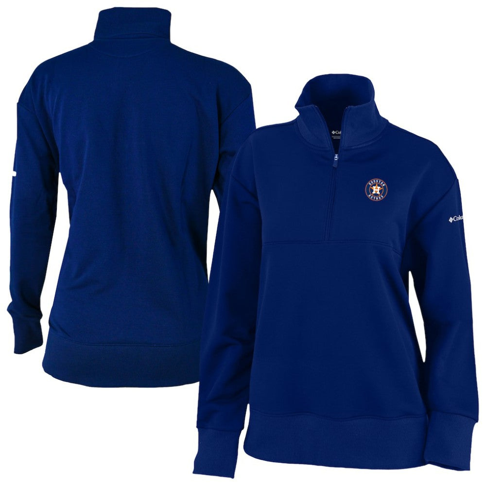 Houston Astros Columbia Women's Birchwood Hills Quarter-Zip Pullover - MLB