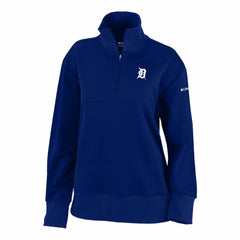 Detroit Tigers Columbia Women's Birchwood Hills Quarter-Zip Pullover - MLB