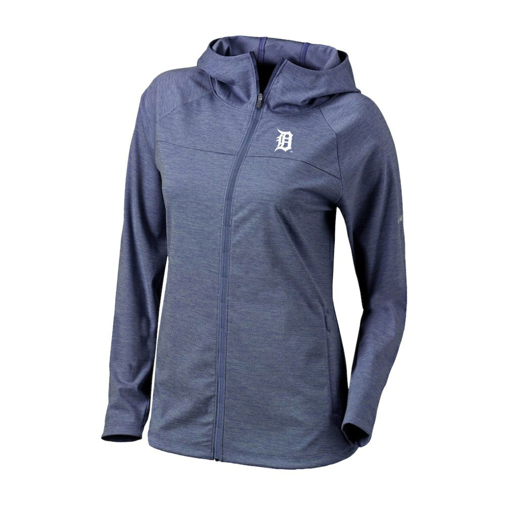 Detroit Tigers Columbia Women's Half Shot Full-Zip Hoodie - MLB