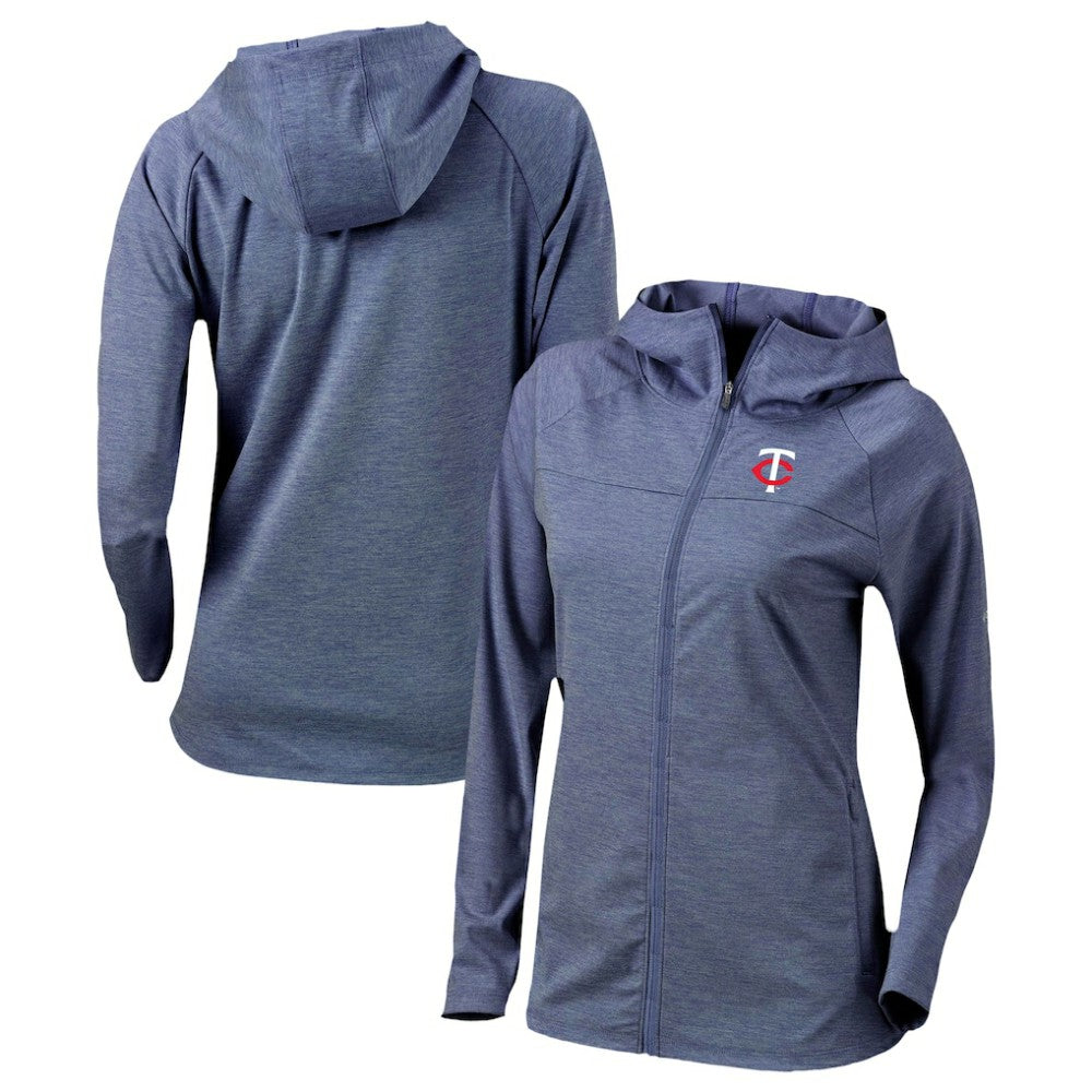 Minnesota Twins Columbia Women's Half Shot Full-Zip Hoodie - MLB