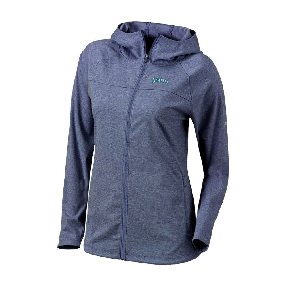 Seattle Mariners Columbia Women's Half Shot Full-Zip Hoodie - MLB
