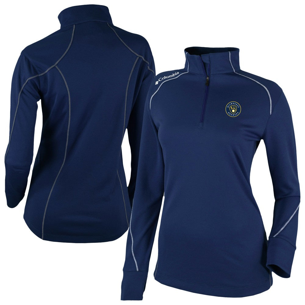 Milwaukee Brewers Columbia Women's Shotgun 2.0 Quarter-Zip Pullover - MLB
