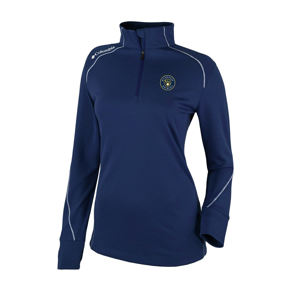 Milwaukee Brewers Columbia Women's Shotgun 2.0 Quarter-Zip Pullover - MLB