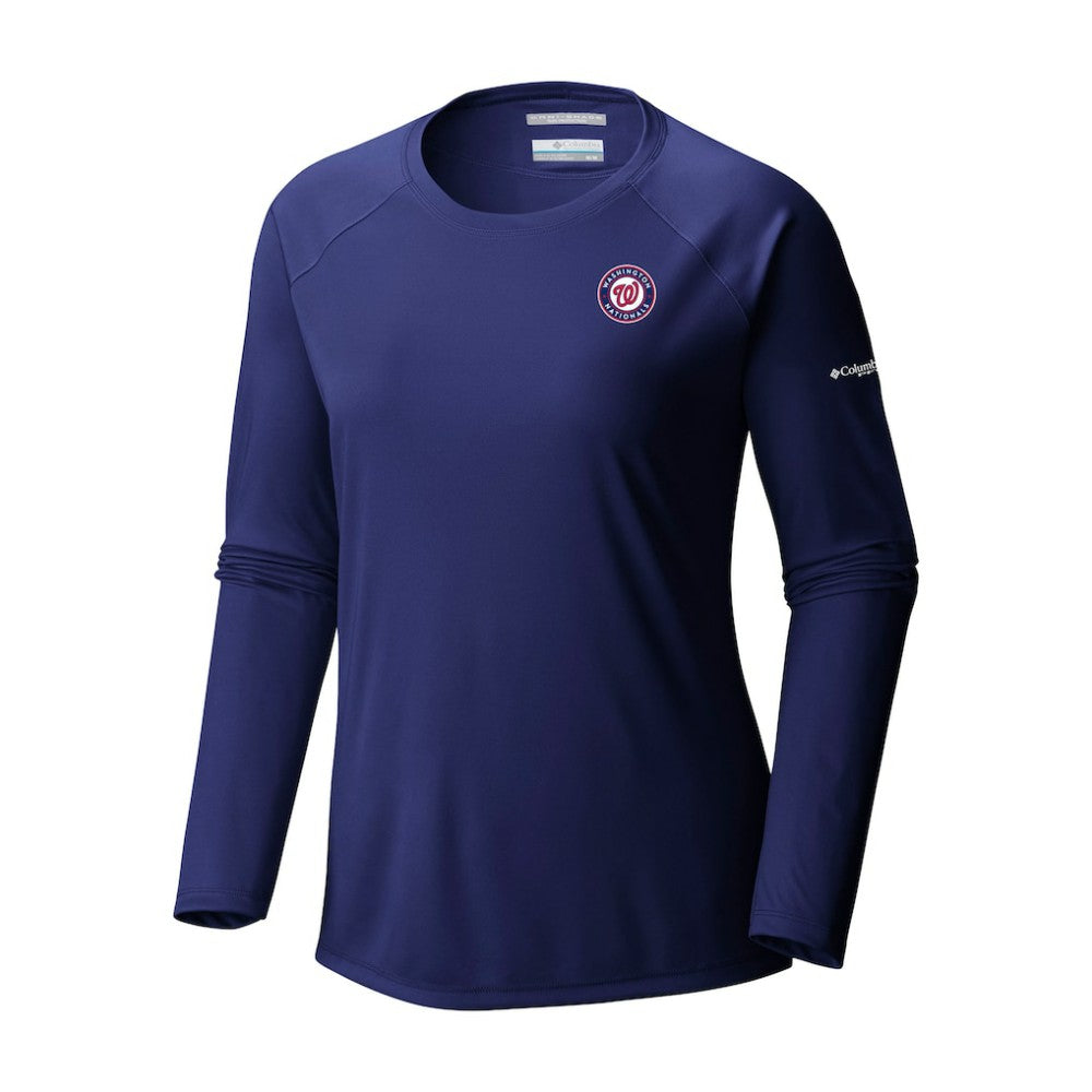 Washington Nationals Columbia Tidal Tee II Long Sleeve T-Shirt - MLB