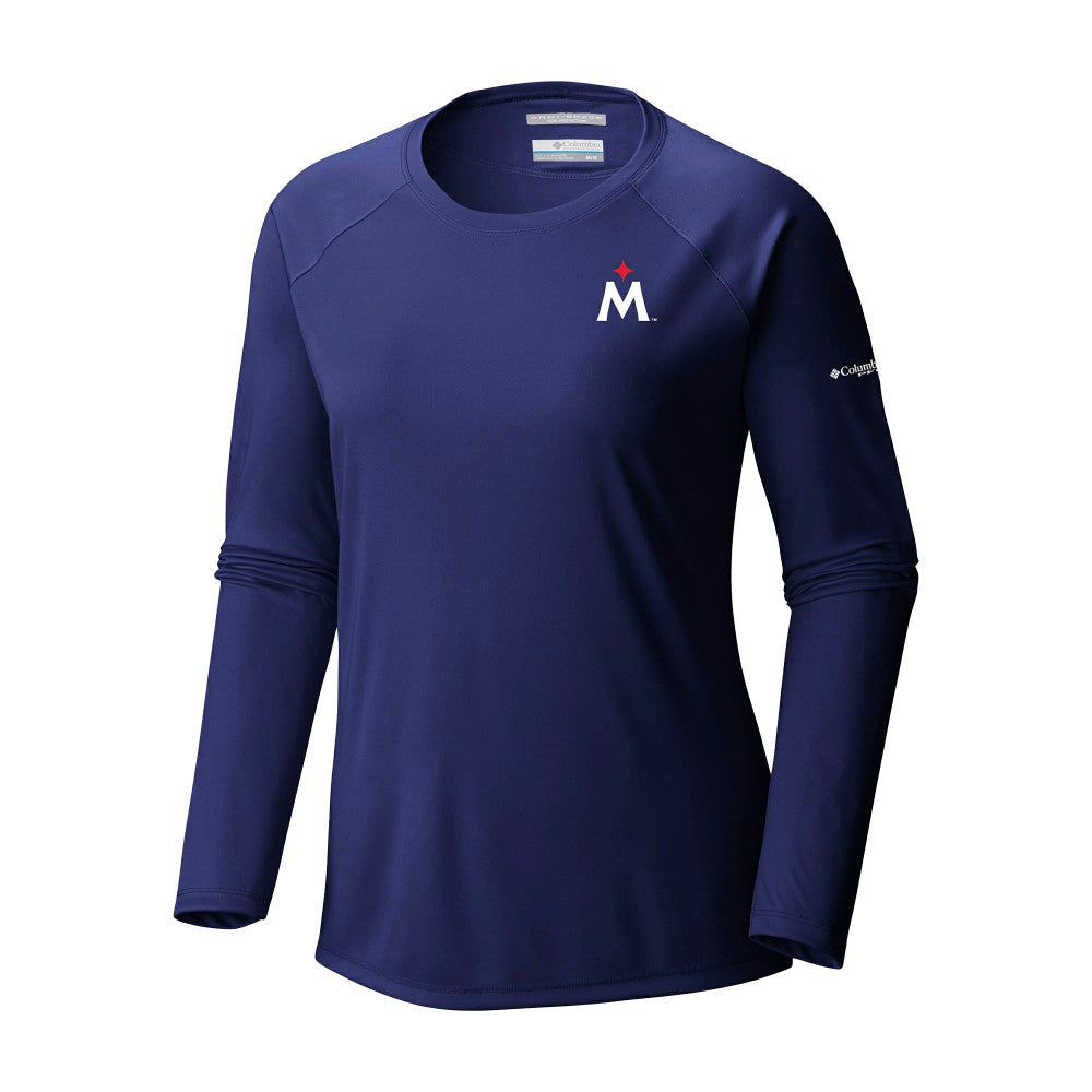 Minnesota Twins Columbia Tidal Tee II Long Sleeve T-Shirt - MLB