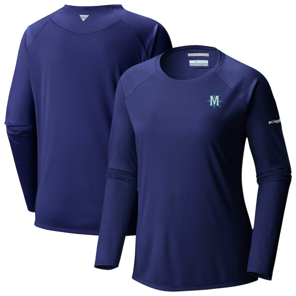 Seattle Mariners Columbia Tidal Tee II Long Sleeve T-Shirt - MLB