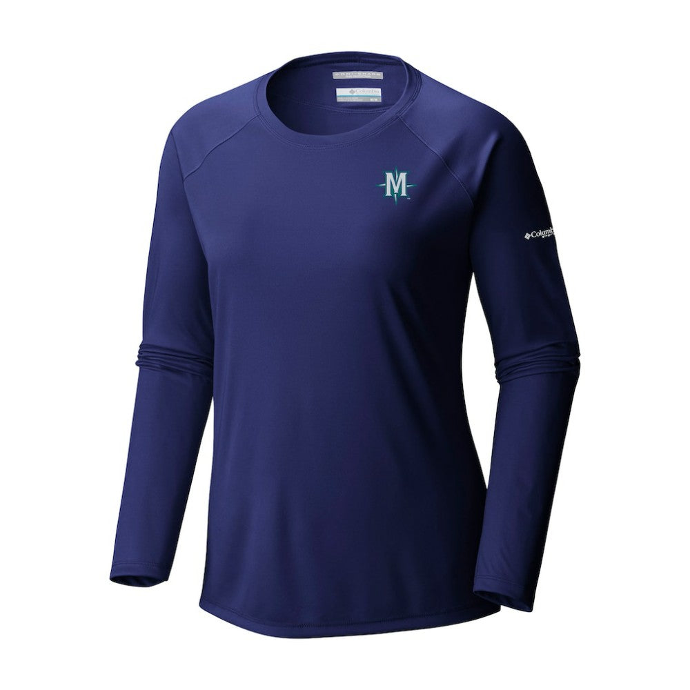 Seattle Mariners Columbia Tidal Tee II Long Sleeve T-Shirt - MLB
