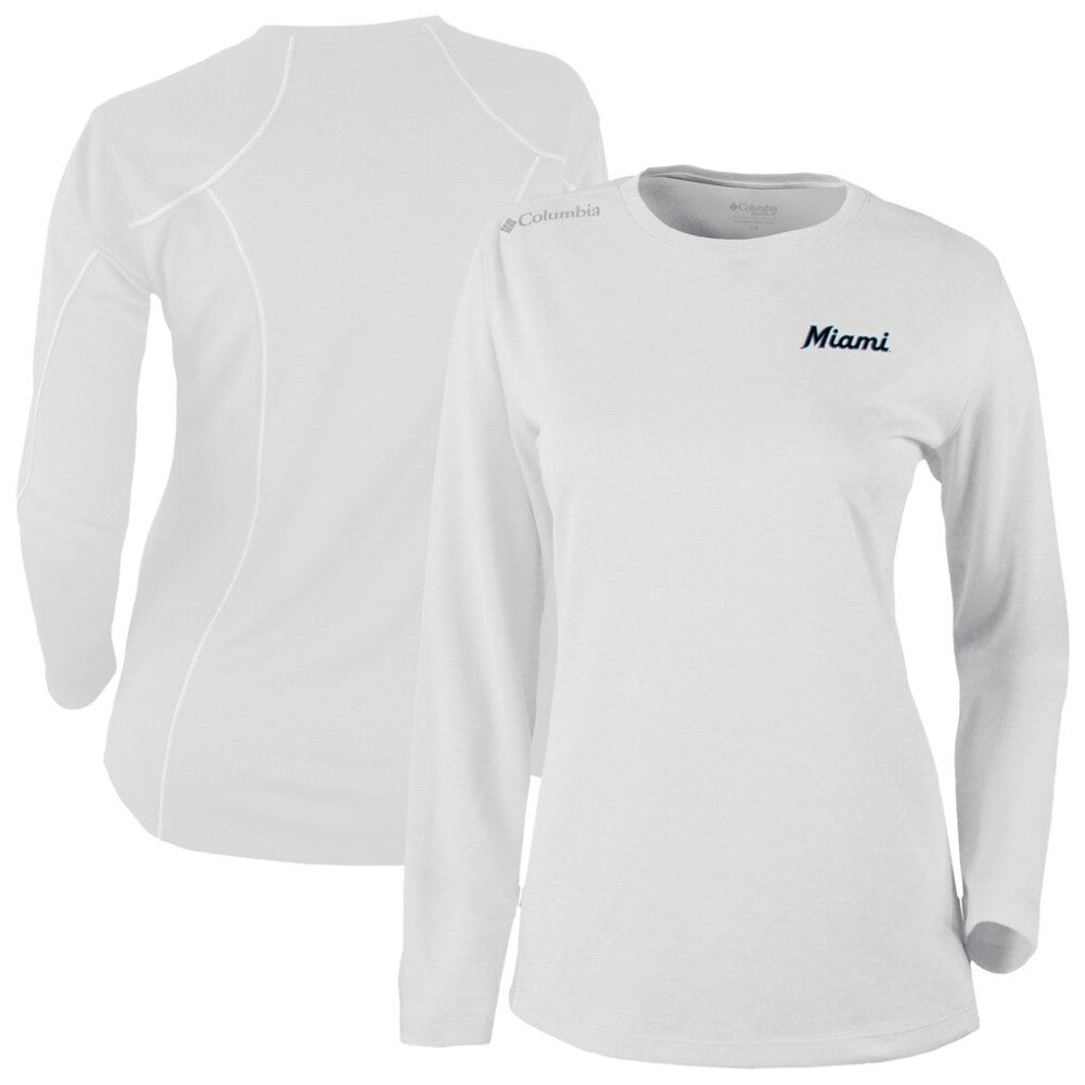 Miami Marlins Columbia Shotgun Long Sleeve T-Shirt - MLB