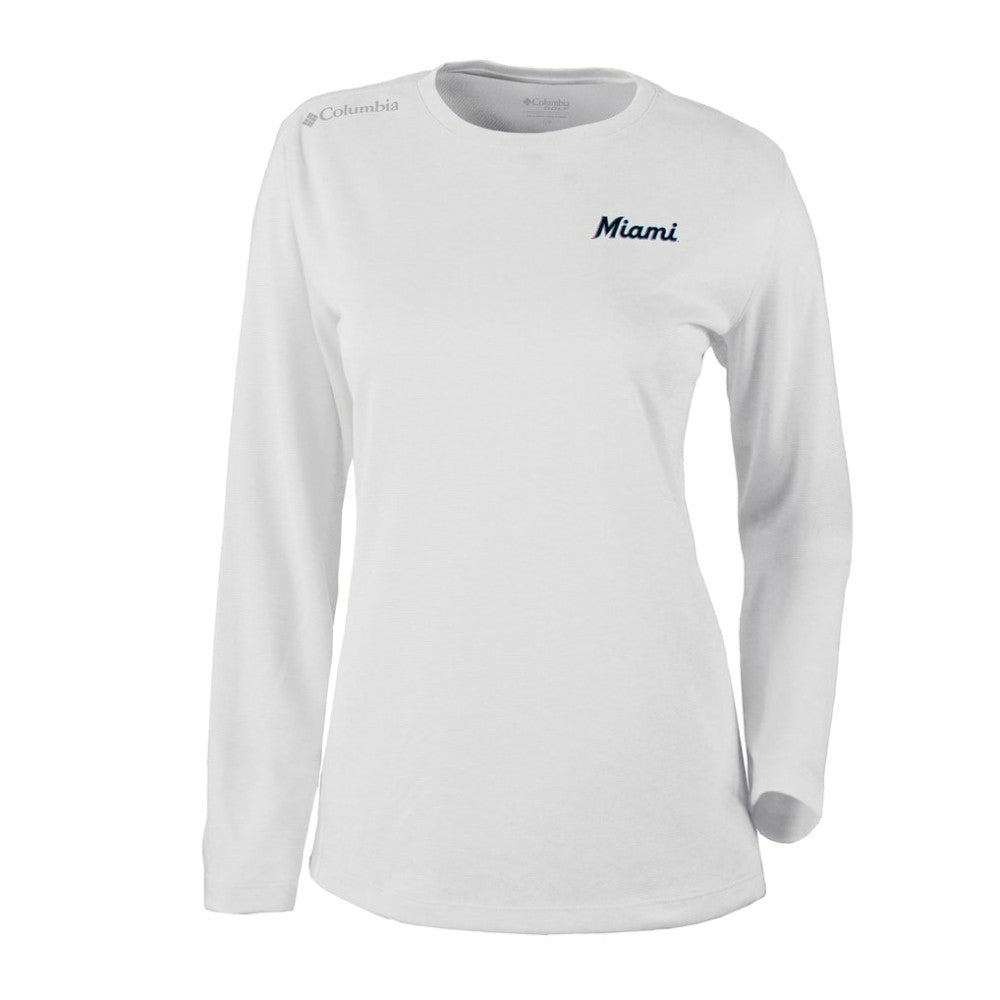 Miami Marlins Columbia Shotgun Long Sleeve T-Shirt - MLB