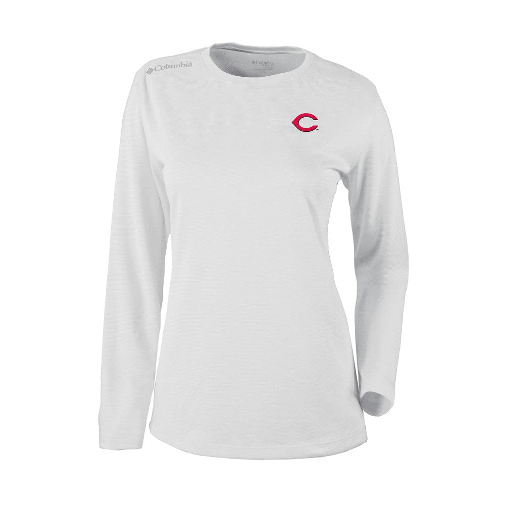 Cincinnati Reds Columbia Shotgun Long Sleeve T-Shirt - MLB