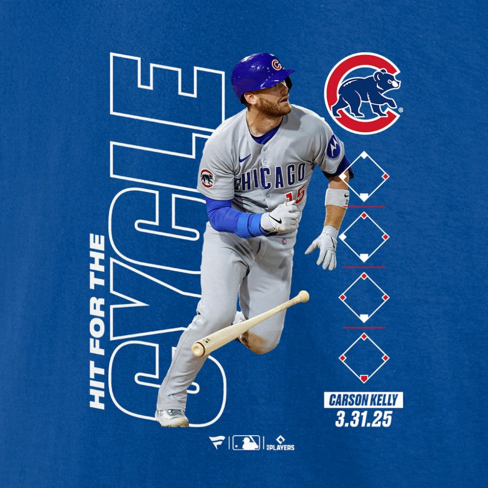 Carson Kelly Chicago Cubs Hit For The Cycle T-Shirt - MLB