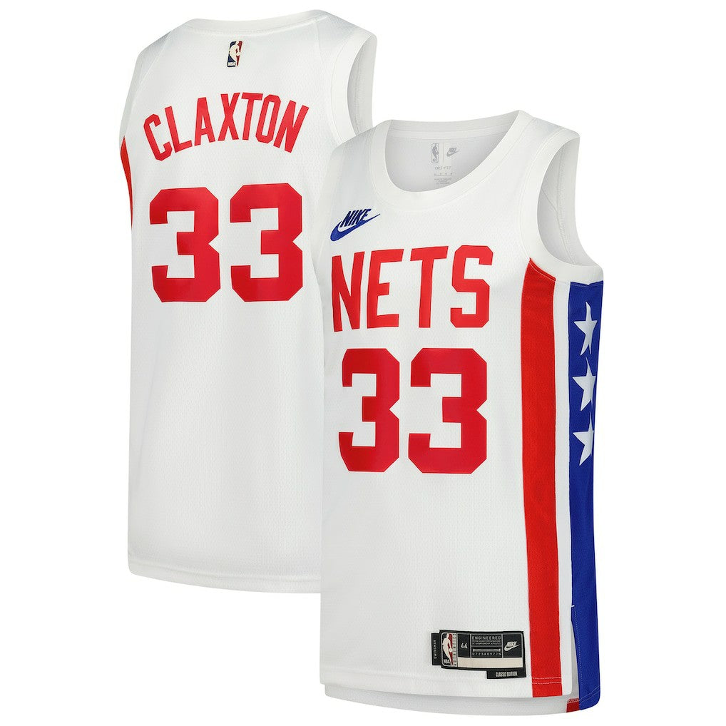 Nic Claxton Brooklyn Nets Swingman Jersey Classic Edition White - NBA