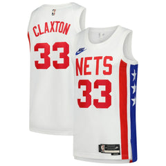 Nic Claxton Brooklyn Nets Swingman Jersey Classic Edition White - NBA