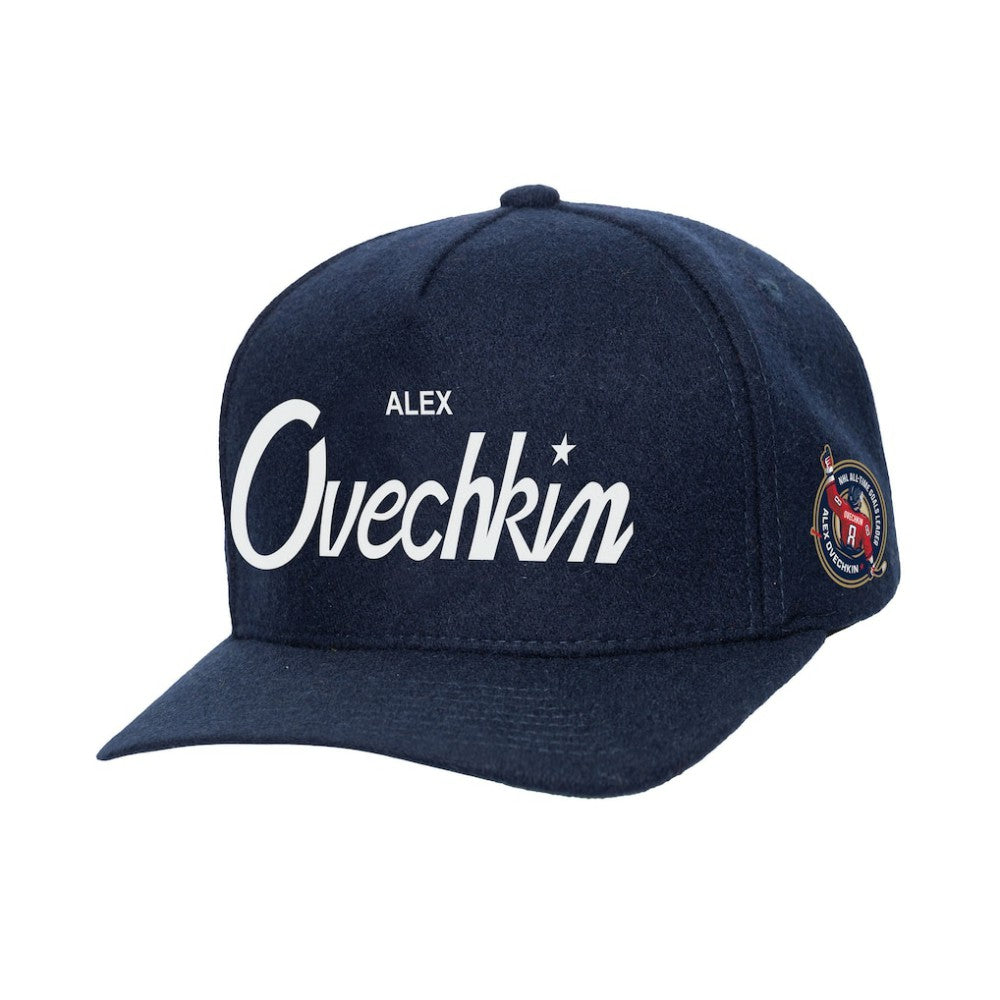 Alexander Ovechkin Washington Capitals Mitchell & Ness All Time Goals Pro Crown Adjustable Hat - Navy - NHL