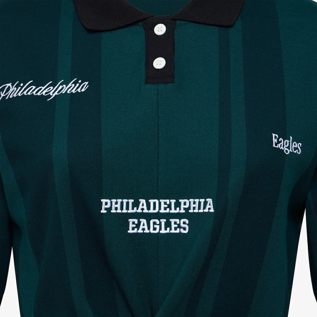 Philadelphia Eagles Off Season Women's Rugby T-Shirt Midnight Green | NFL