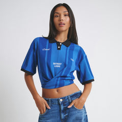Detroit Lions Off Season Women's Rugby T-Shirt Blue | NFL