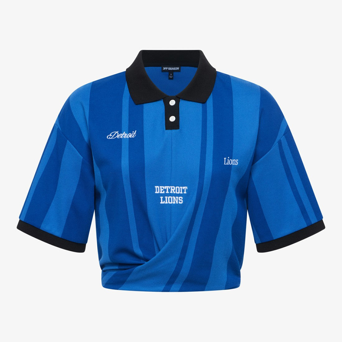 Detroit Lions Off Season Women's Rugby T-Shirt Blue | NFL