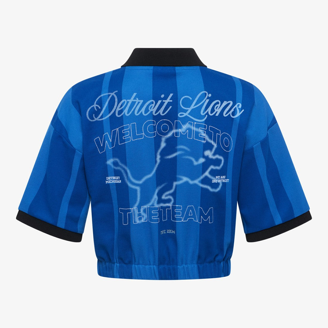 Detroit Lions Off Season Women's Rugby T-Shirt Blue | NFL