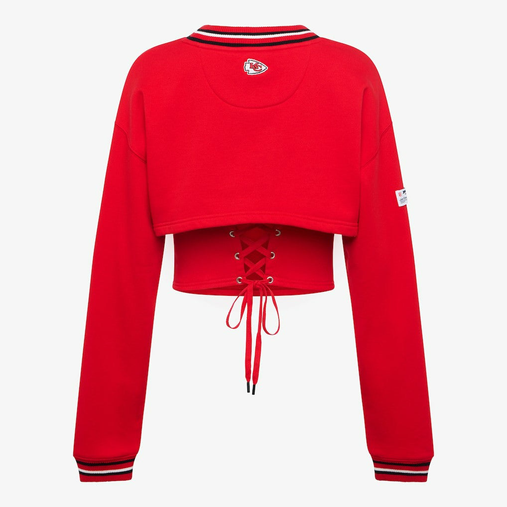 Kansas City Chiefs Off Season Women's Fleece Shrug Cami Red | NFL