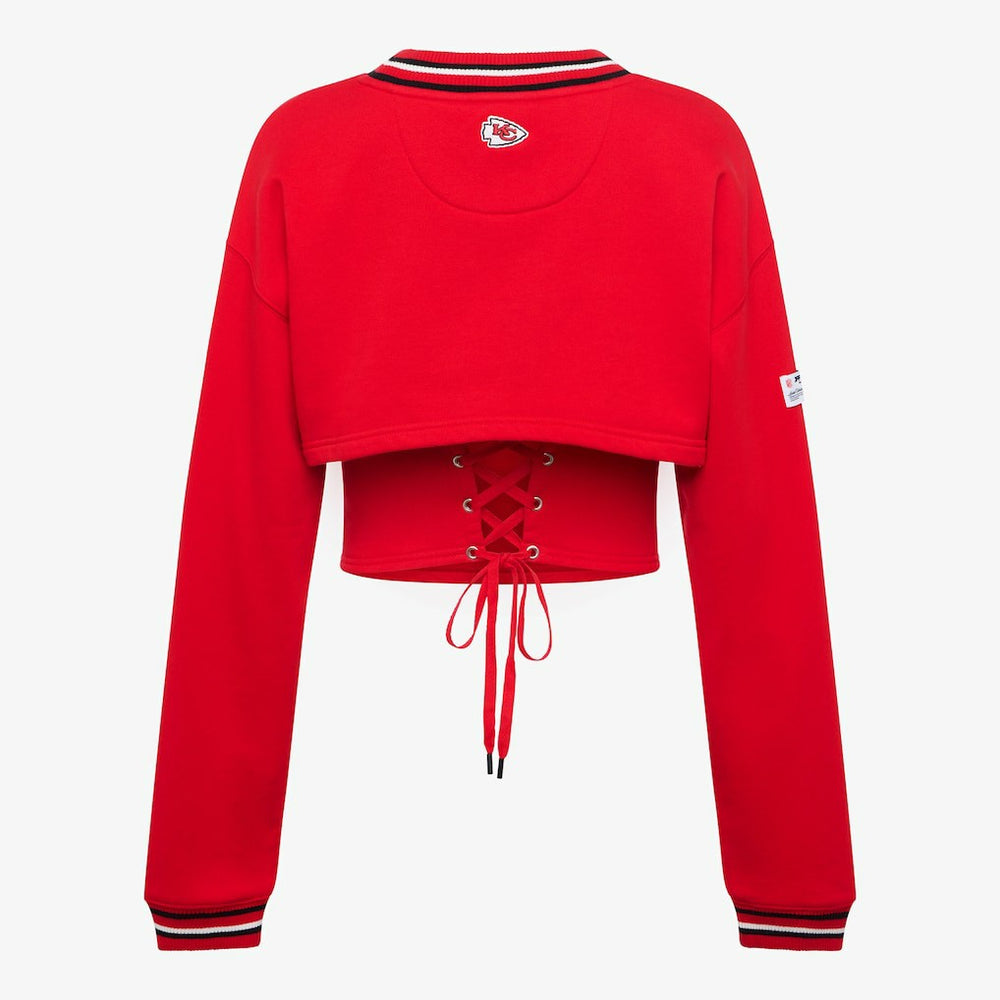 Kansas City Chiefs Off Season Women's Fleece Shrug Cami Red | NFL
