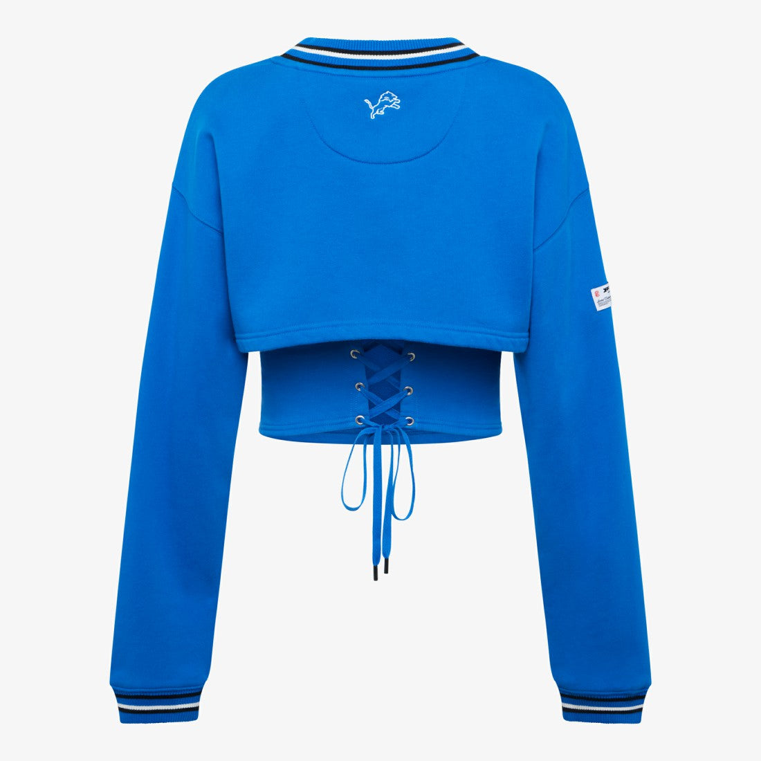 Detroit Lions Off Season Women's Fleece Shrug Cami Blue | NFL