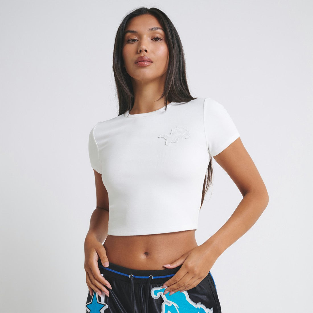 Detroit Lions Off Season Women's Baby T-Shirt White | NFL