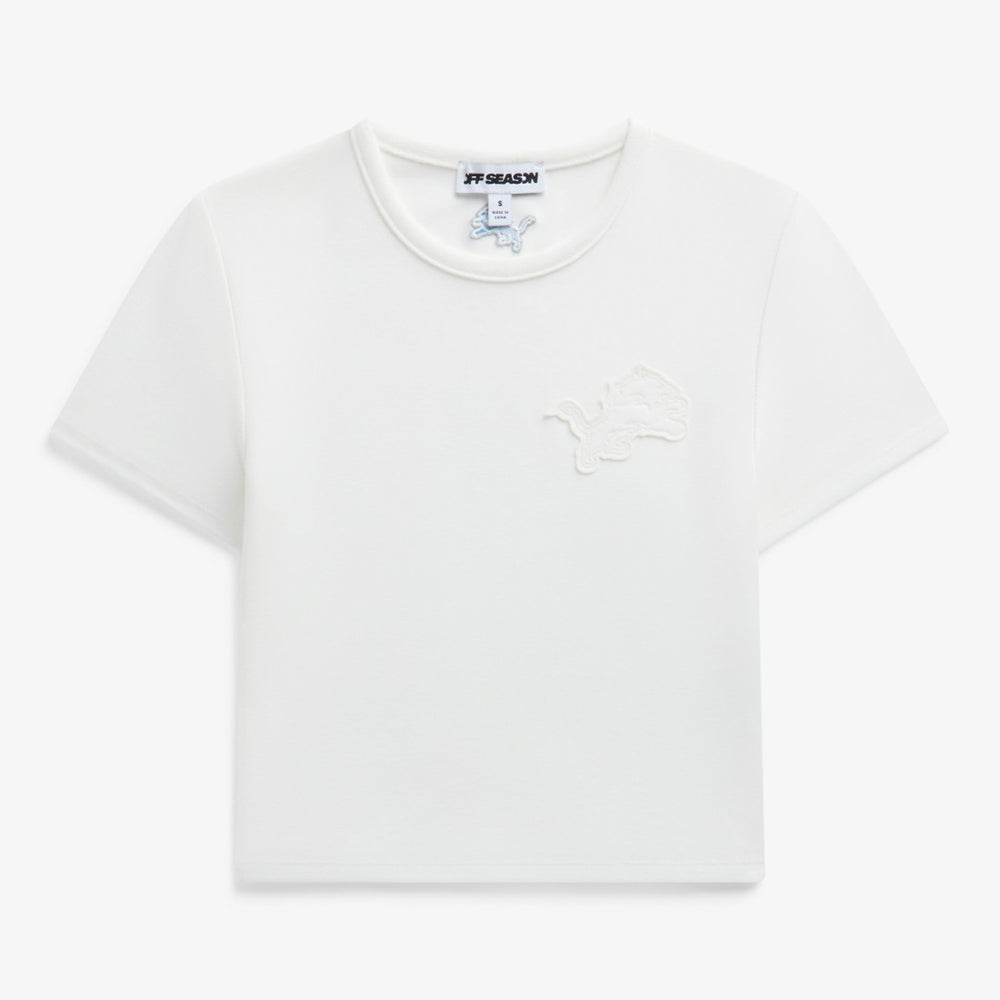Detroit Lions Off Season Women's Baby T-Shirt White | NFL