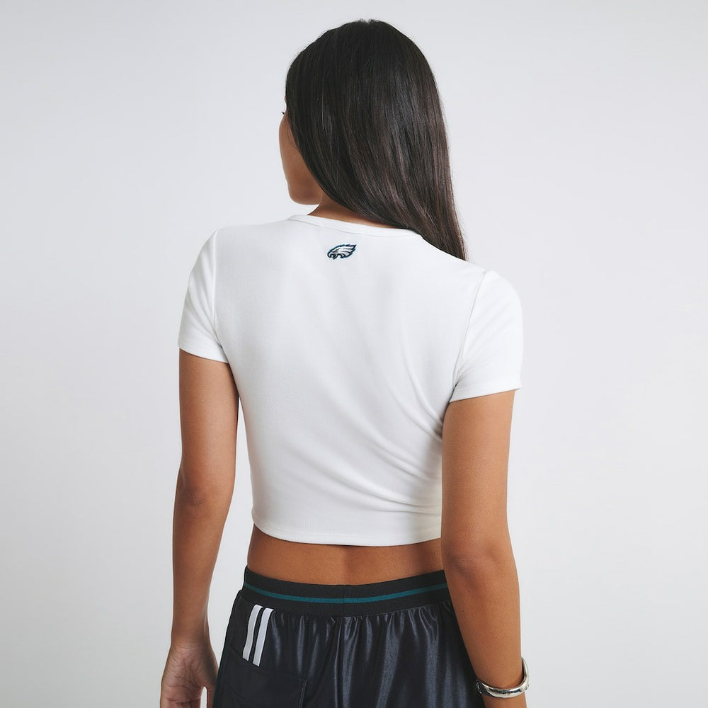 Philadelphia Eagles Off Season Women's Baby T-Shirt White | NFL