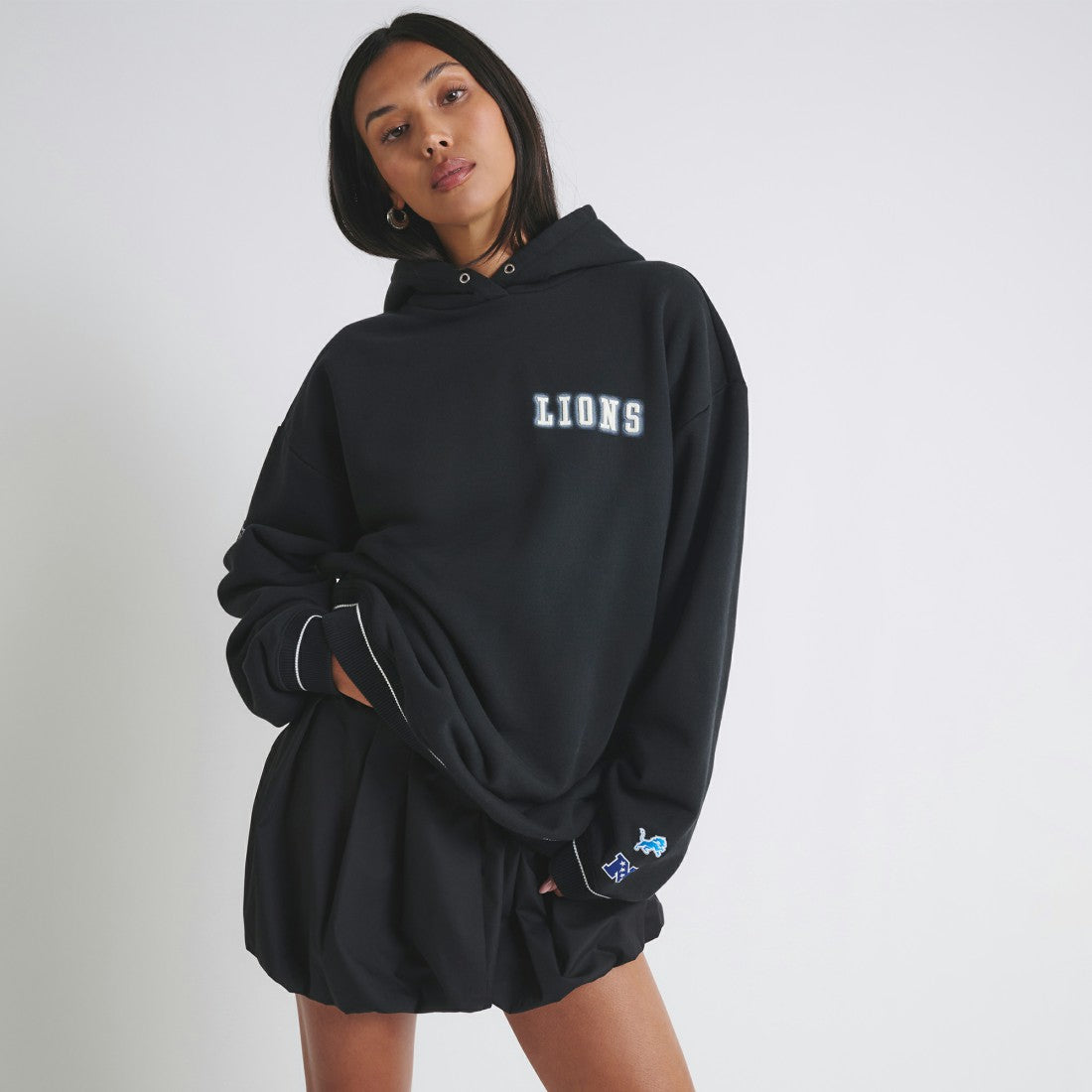 Detroit Lions Off Season Unisex Hoodie Black | NFL