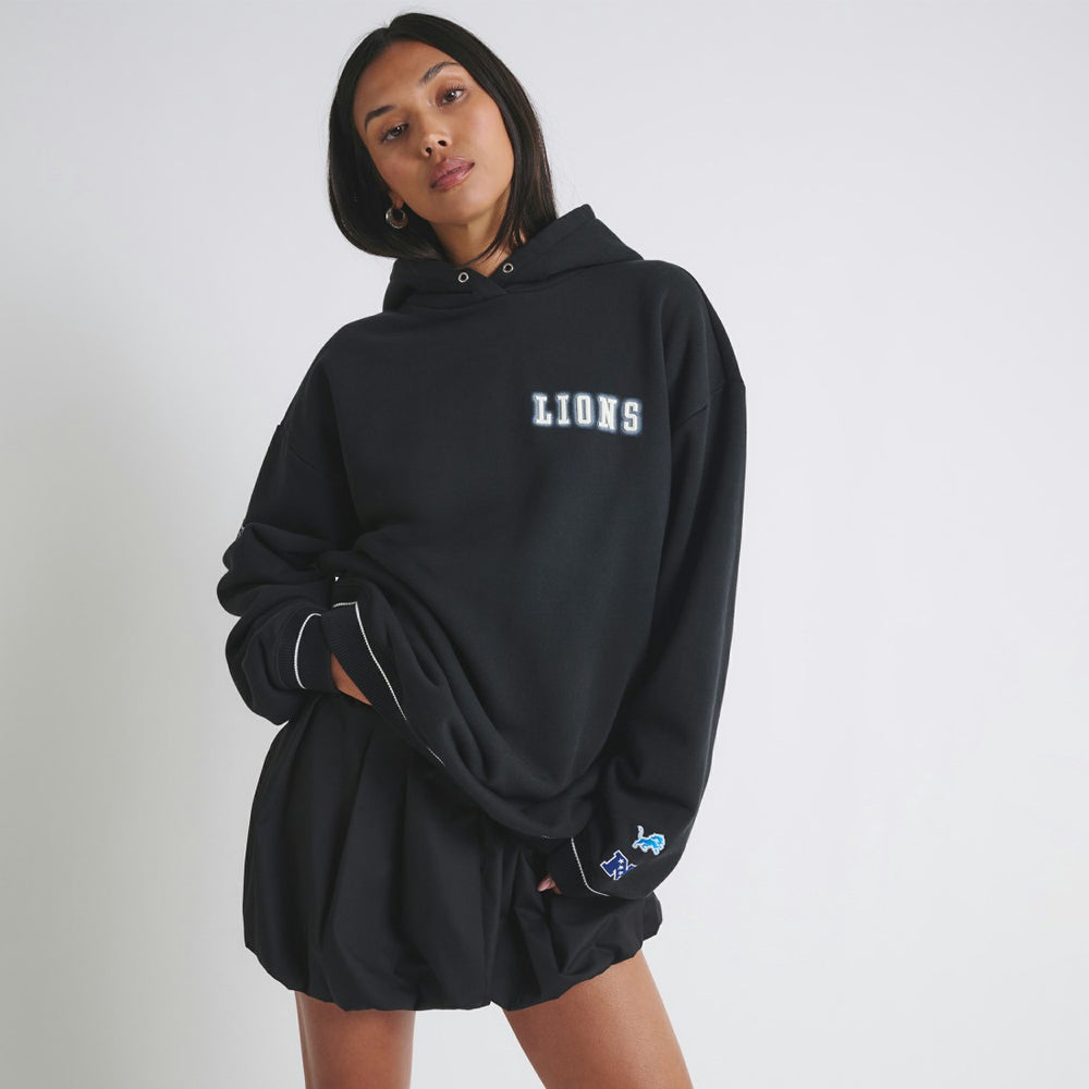 Detroit Lions Off Season Unisex Hoodie Black | NFL
