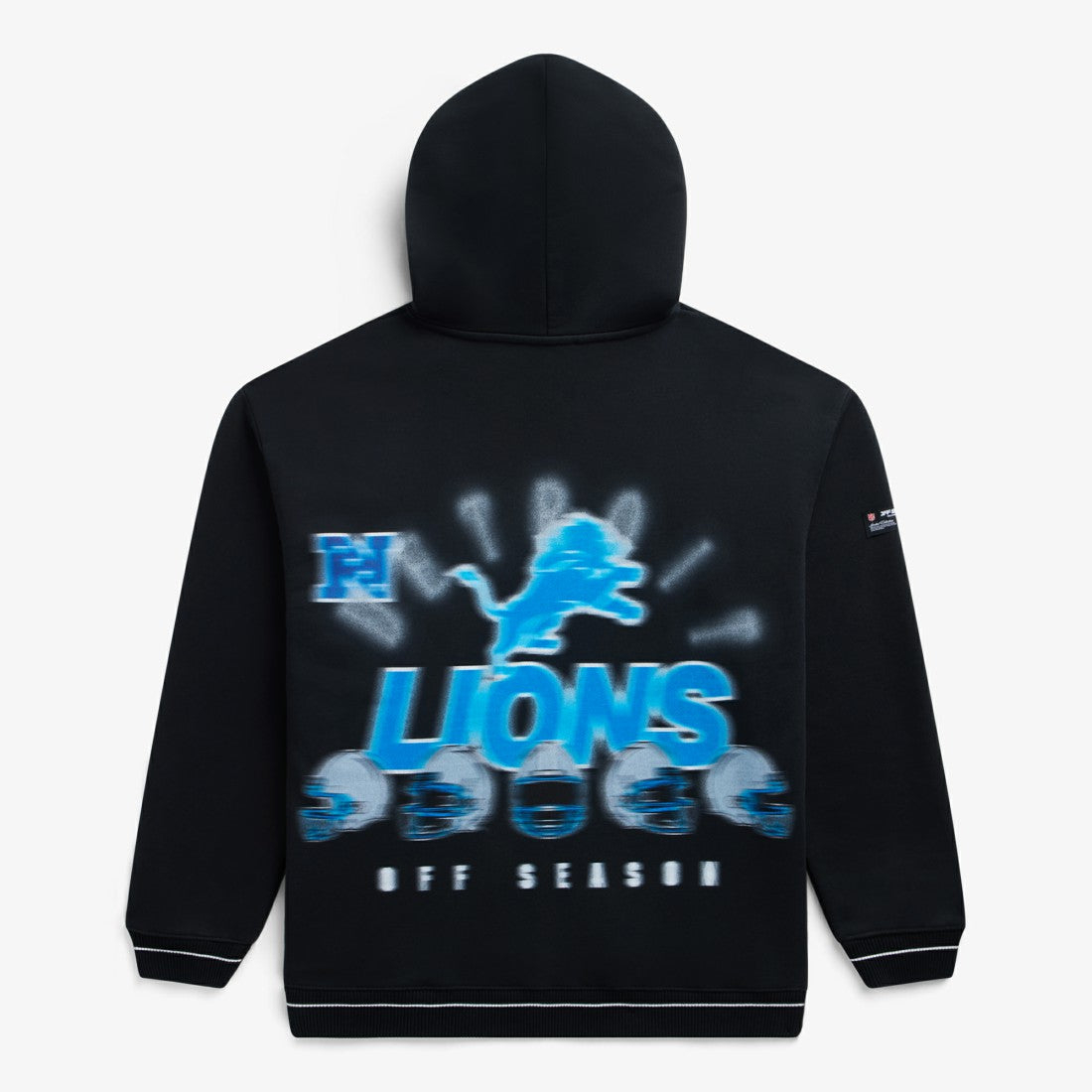 Detroit Lions Off Season Unisex Hoodie Black | NFL