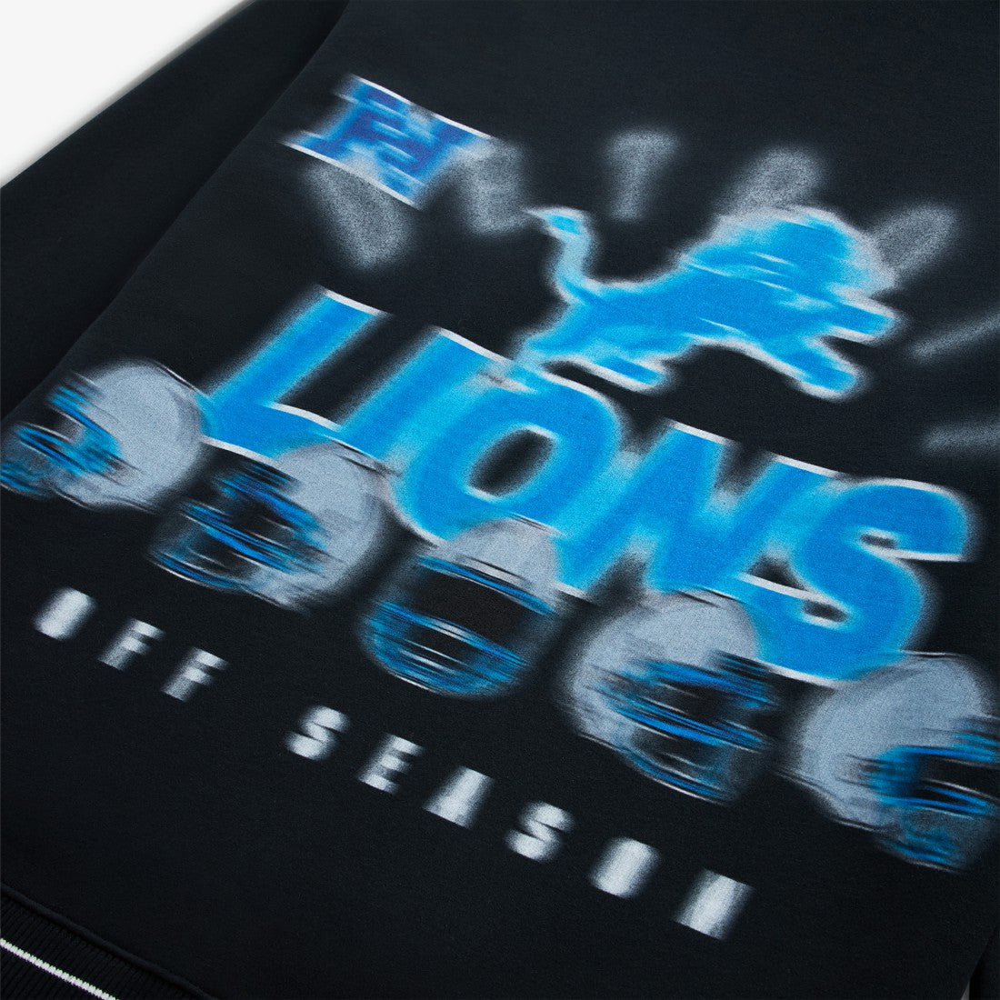 Detroit Lions Off Season Unisex Hoodie Black | NFL