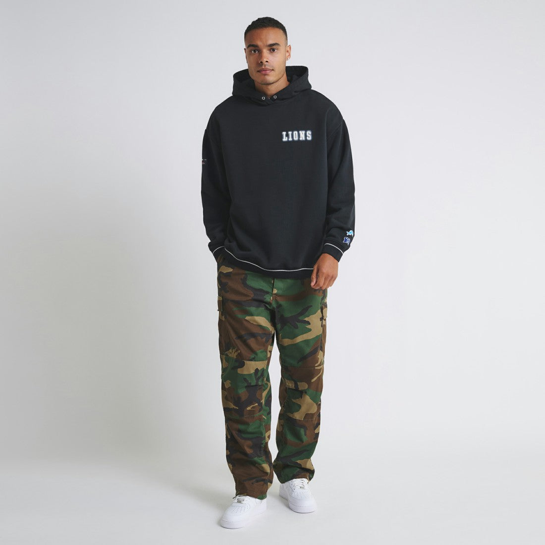 Detroit Lions Off Season Unisex Hoodie Black | NFL