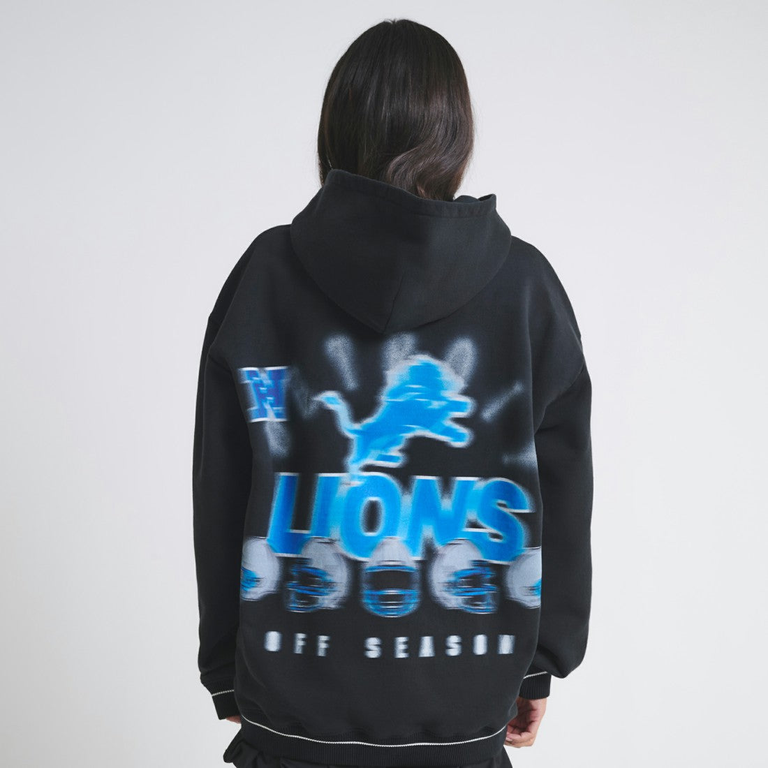 Detroit Lions Off Season Unisex Hoodie Black | NFL