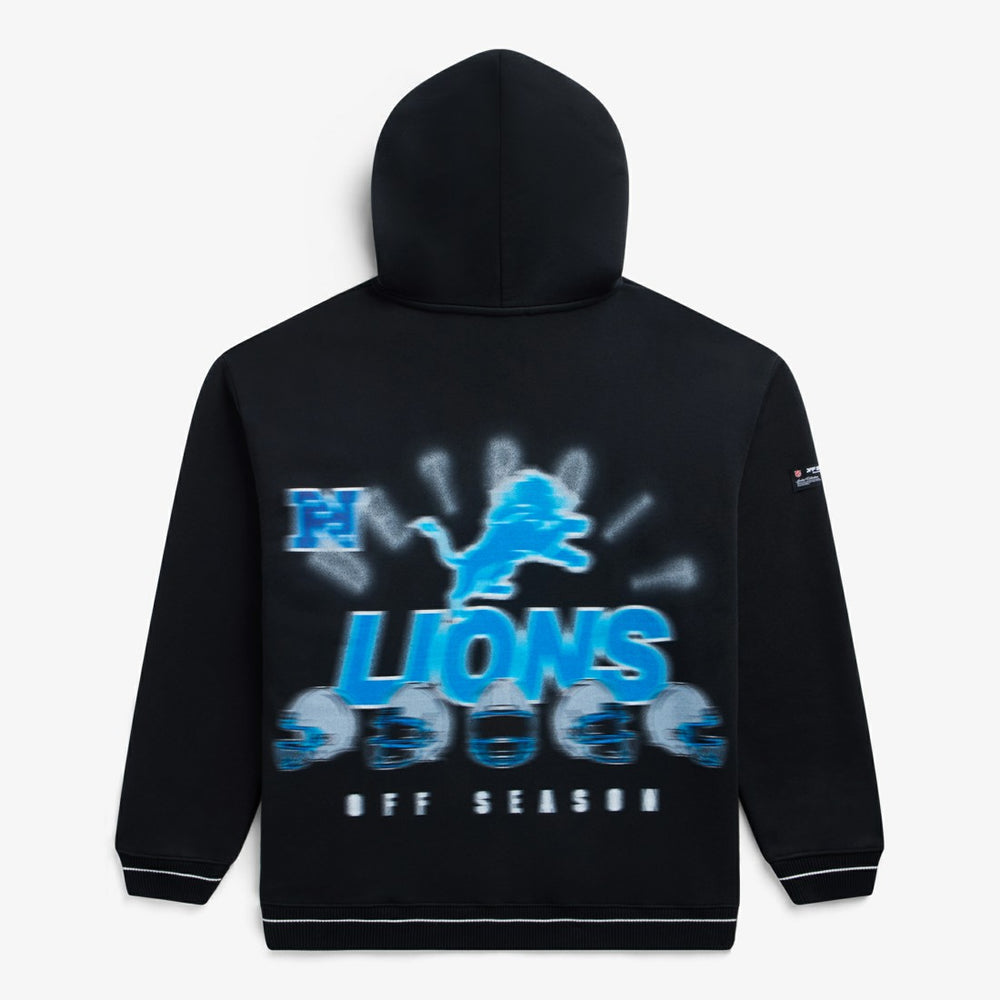 Detroit Lions Off Season Unisex Hoodie Black | NFL