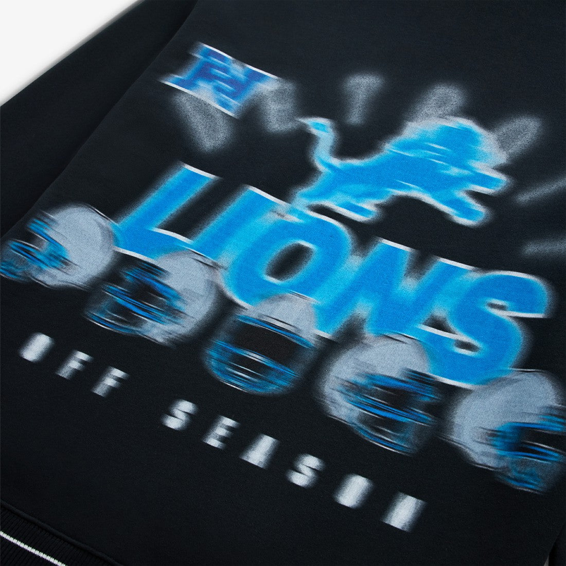 Detroit Lions Off Season Unisex Hoodie Black | NFL