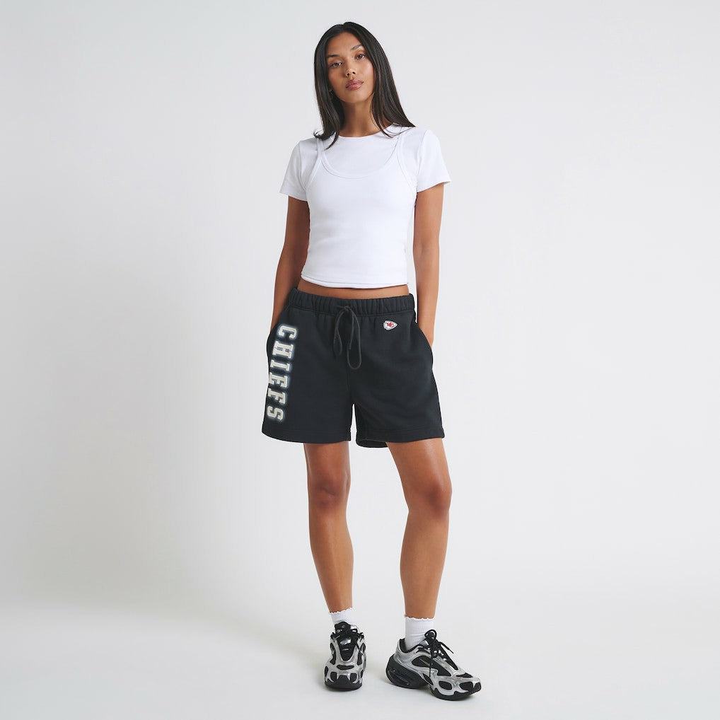 Kansas City Chiefs Off Season Unisex Fleece Shorts Black | NFL