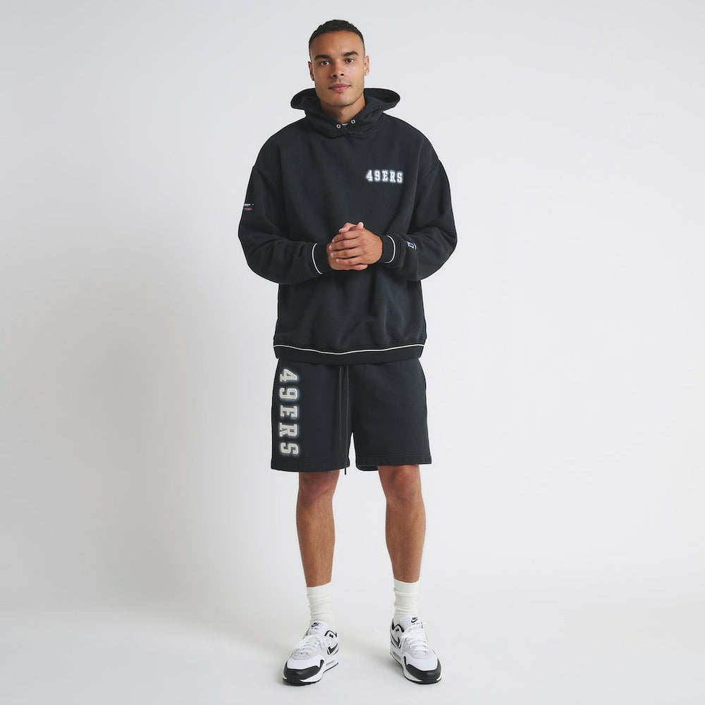 San Francisco 49ers Off Season Unisex Fleece Shorts Black | NFL