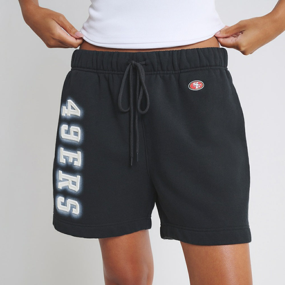 San Francisco 49ers Off Season Unisex Fleece Shorts Black | NFL
