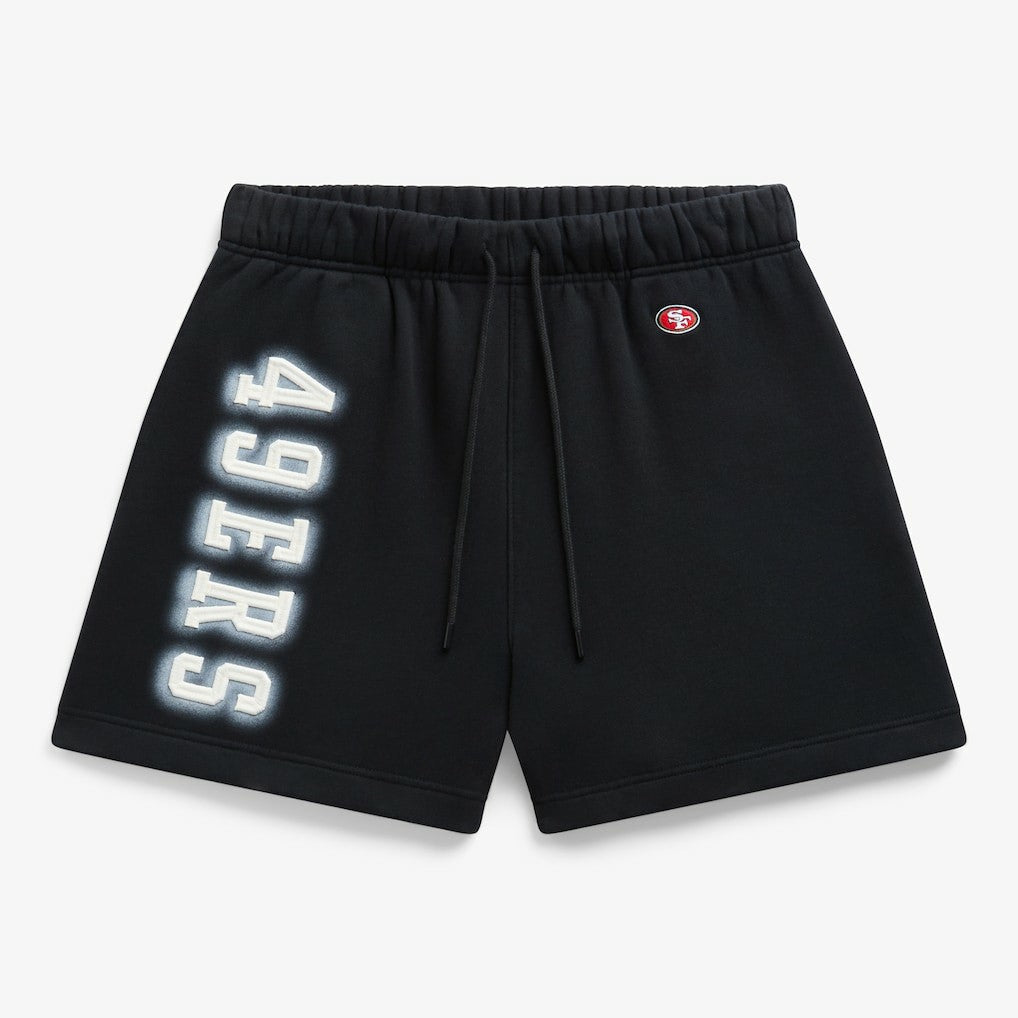 San Francisco 49ers Off Season Unisex Fleece Shorts Black | NFL