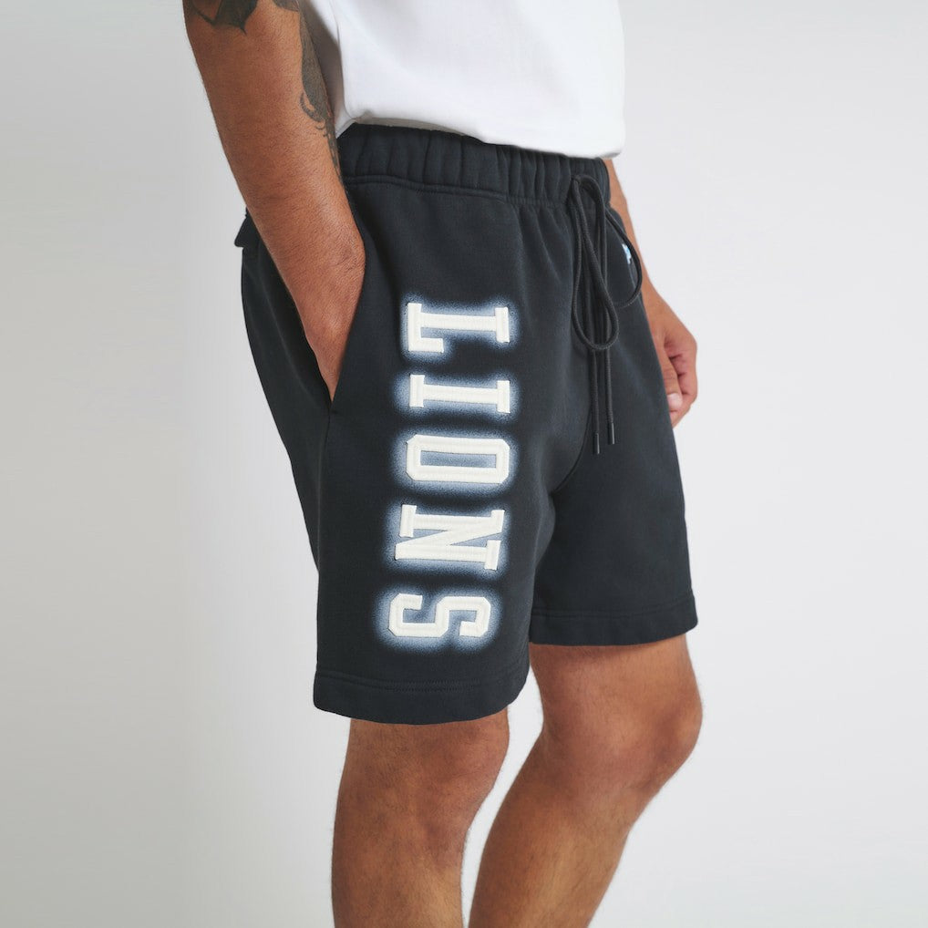 Detroit Lions Off Season Unisex Fleece Shorts Black | NFL