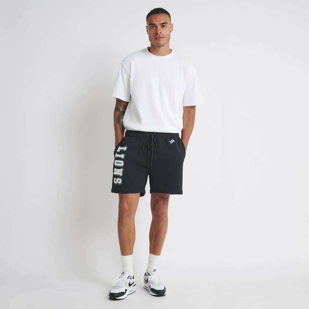 Detroit Lions Off Season Unisex Fleece Shorts Black | NFL