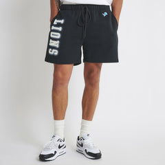 Detroit Lions Off Season Unisex Fleece Shorts Black | NFL