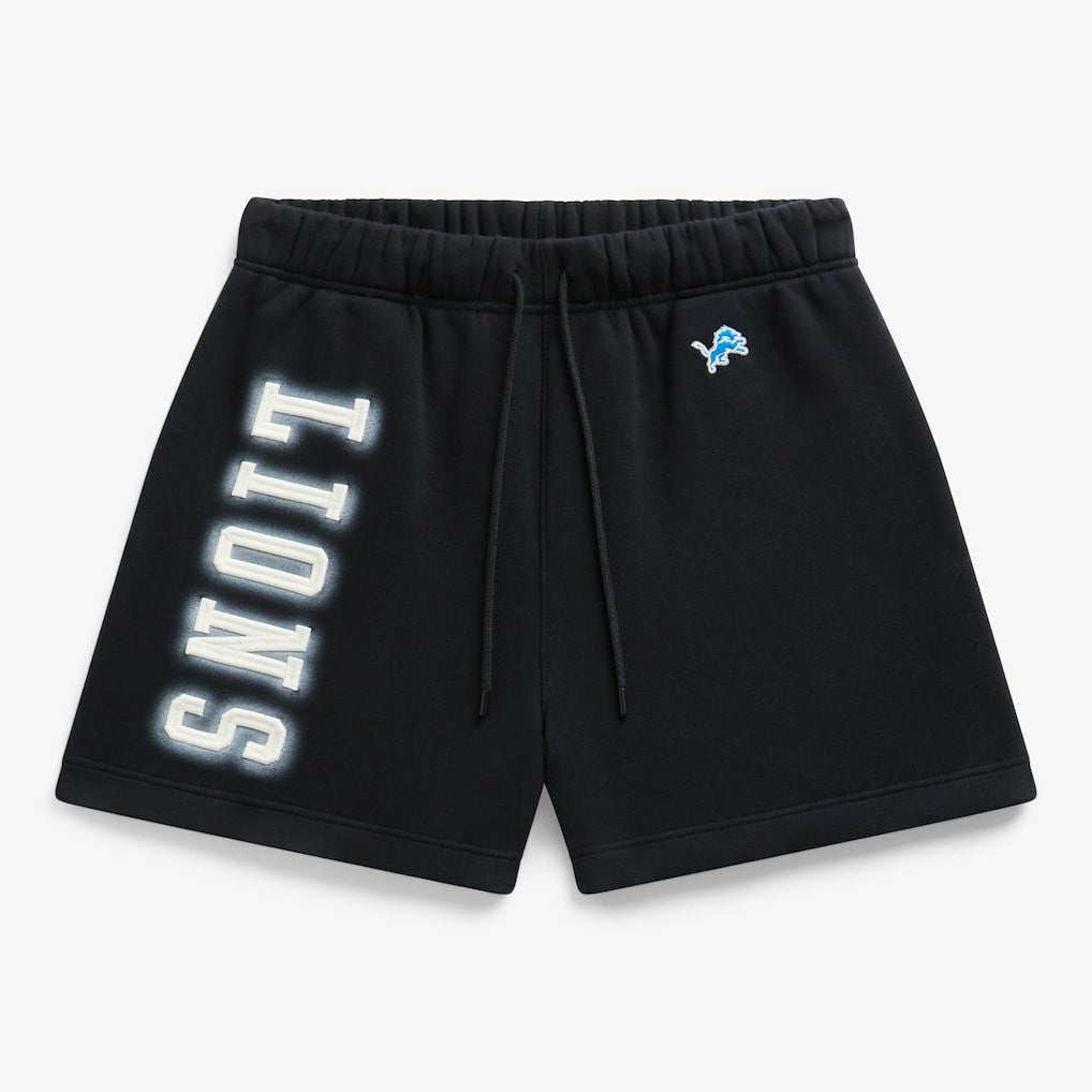 Detroit Lions Off Season Unisex Fleece Shorts Black | NFL